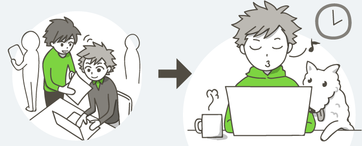 在宅で開発したいなら常駐から信頼を得て在宅案件に変更してもらう